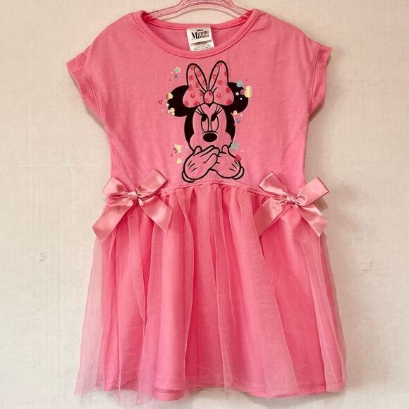 Disney Minnie Mouse Pink Dress   Sz 2T   EUC - Picture 1 of 4
